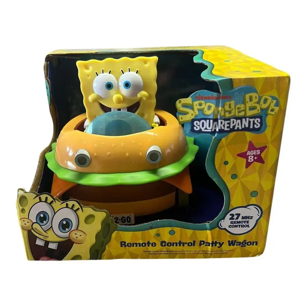 SPONGEBOB SQUAREPANTS PATTY WAGON BURGER Remote Control Toy Wireless New In Box